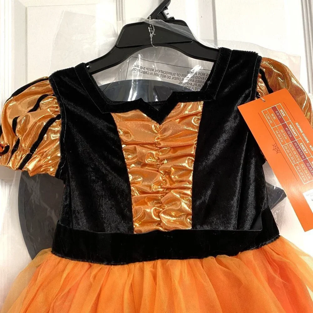 Target Kids' Fancy Witch Halloween Costume Dress Size S Hyde & EEK! Boutique™ - Picture 6 of 8